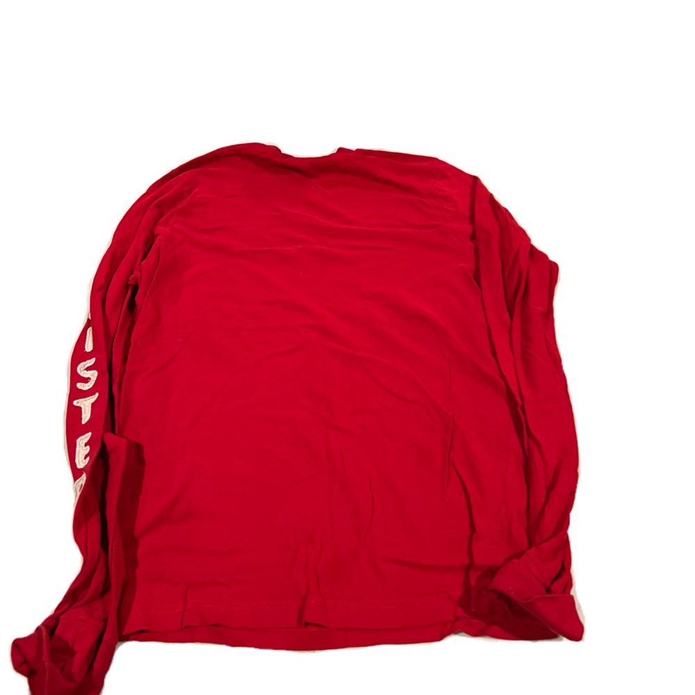 Hollister Men’s long sleeve red shirt Size Medium